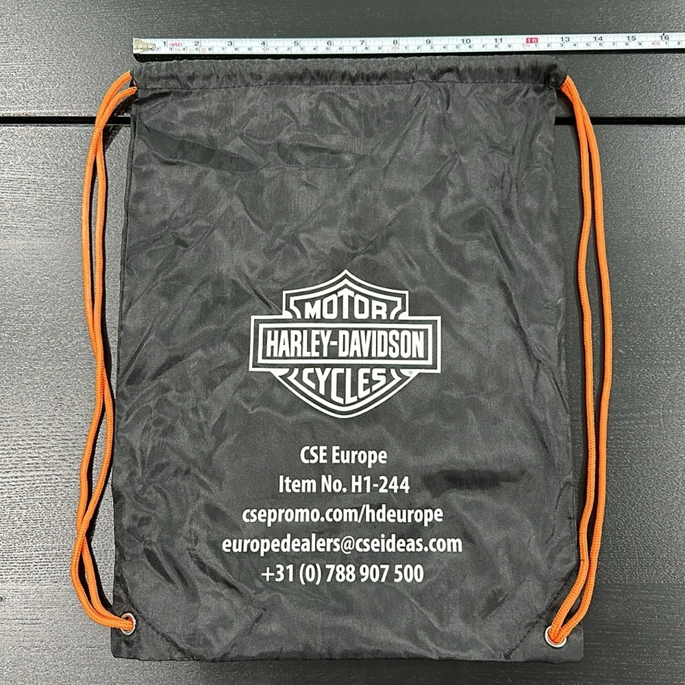 Harley-Davidson Nylon Drawstring Backpack - image 6